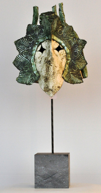 Colja de Roo + Vogelmasker, oxides groen